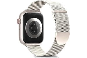 Higgs Strap Compatible with Apple Watch Straps 42mm 46mm 45mm 44mm 41mm 40mm 38mm 49mm for Women Men, Dual Magnetic Adjustable Metal Band for iWatch Series 11 10 9 8 7 6 5 4 SE Ultra 3 2 1