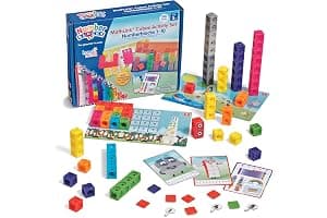 Learning Resources MathLink Cubes Numberblocks 1–10, Juego Educativo para Contar y sumar, Cubos conectables con Tarjetas de Actividades, 251 Piezas, Edades 3+