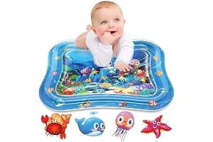 Infinno Inflatable Tummy Time Mat Premium Baby Water Play Mat for Infants and Toddlers Baby Toys for 3 to 24 Months, Strengthen Your Baby's Muscles, Portable