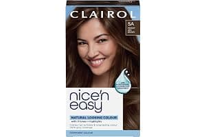 Clairol Nice'n Easy Crème, Natural Looking Oil Infused Permanent Hair Dye, 5A Medium Ash Brown