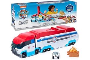 PATRULLA CANINA - Autobús Lanzador Transportador con Conjunto de Pistas Transformables 2 en 1 para Coches True Metal - 6054869 - Patrulla Canina Juguetes - Juguetes Niños 3 Años +