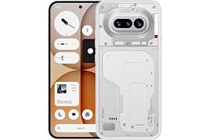 Nothing Phone (4a) - Triple Cámara 50MP, Ultra Zoom 70x, Smartphone Transparente, Batería Larga Duración, Carga Rápida 50W, AMOLED 120Hz, Glyph Bar, 8GB+256GB - Blanco