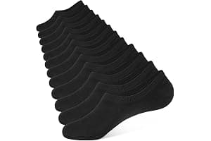 CLOSEMATE 6 Pares Calcetines Invisibles Pinkies Hombre Mujer Verano Tobilleros de Algodón Transpirables Cortos Antideslizantes Silicona Bajos Blancos Negros Gris