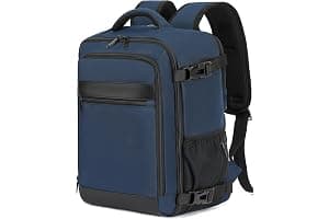 KLOSTAIN Backpack Travel Cabin Airplane for Ryanair Backpack Cabin Hand Luggage Bag Travel Work School for Men Women, dark bl