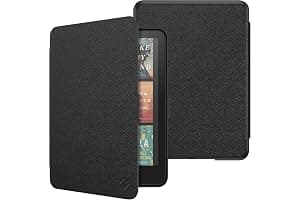 FINTIE Case for 7" All-New Kindle Paperwhite (12th Generation-2024) & Kindle Colorsoft Signature Edition, Slim Lightweight Shell PU Leather Protective Cover with Auto Sleep/Wake, Black