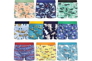 FLYISH DIRECT Calzoncillos de Entrenamiento, Braguitas de Aprendizaje Reutilizables para Niños, Ropa Interior Absorbente para el Aprendizaje del Uso del baño