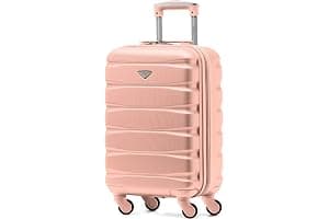 Flight Knight Maleta De Mano 55x35x20 cm Compatible con Vueiling, Iberia, RyanAir, Easyjet, Air Nostrum, Air Europa Entre Muchas Otras! Maleta Cabina 4 Ruedas ABS Maleta Trolley Ligera