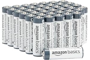 Amazon Basics 40-Pack AA Alkaline Industrial Batteries, 1.5 Volt, 5-Year Shelf Life