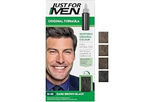 Just for men Original Formula Dark Brown Black Hair Dye, Restores Original Colour for a Natural Look H45