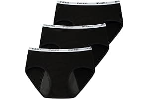 INNERSY Teen Girls Knickers Period Pants Cotton Leakproof Menstrual Underwear Pack of 3