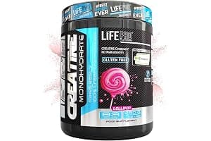 Creapure Life Pro Creatine Monohydrate – Pure Micronised Creatine, Up to 83 Shots – Gluten Free, for Strength, Energy and Mus
