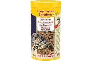 Sera Reptil Professional carnivor Nature 1 L 310 g | alimento para Tortugas acuáticas | sin colorantes ni conservantes | Rico en proteínas | vitaminas Importantes