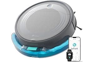 Lefant M310 Ultra Robot Aspirador y Fregasuelos 3 en 1 con Succión de 6000Pa, 170min, Mapeo Láser ToF, Evasión de Obstáculos PSD de 190°, Reconocimiento de Alfombras, WiFi/App/Alexa, Gris