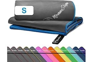 NirvanaShape Toalla de Microfibra 60 x 40 cm, Toalla de Viaje Ligera y compacta - Toalla de Microfibra para Viajes, Vacaciones, Fitness - sin Bolsillo en la Esquina ni Bolsa de Embalaje