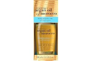 OGX Argan Oil of Morocco Extra Penetrating Hair Oil for Dry and Damaged Hair, Intense Hydration and Frizz Control, Infused with Natural Argan Oil, Suitable for All Hair Types, 100ml