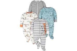Gerber Paquete de 4 Pies Sleep 'N Play Duermen para bebés y niños pequeños Bebé-Niños
