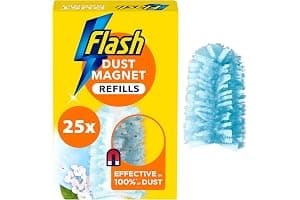 Flash Duster Dust Magnet Refills, Fluffy Dusters Refills, 25 Scented Dusters (5x5), Effective on 100% of Dust, Dust Magnet