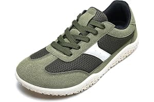 Meik Mangni Unisex Barefoot Zapatillas Minimalistas Hombre Mujer Ligera Zapatos Barefoot Anchos Transpirable y Antideslizante Zapatillas de Trail Running,Tallas:36-46 EU