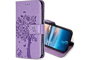 KANVOOS Funda para Xiaomi Redmi Note 11 4G / Note 11S, Funda Tapa Libro Movil de Cuero PU, Ranura para Tarjeta Plegable Billetera Carcasa para Redmi Note 11 4G / Note 11S (Lavanda)