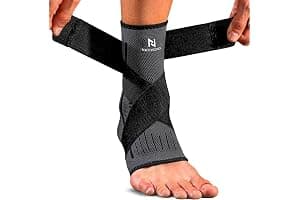 NativoDex Tobillera para Estabilizar y Prevenir Torceduras, Soporte y Compresión para Lesiones en el Tobillo, Deportiva con A