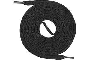 Un par de cordones Monte Swiss © Premium, 100% algodón, resistentes a roturas, 7 mm de ancho, entre 45 y 200 cm de longitud