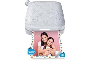 HP Sprocket Portable Photo Printer (2nd Edition) – Instantly print 2x3" sticky-backed photos from your phone – [Luna Pearl] [1AS85A]