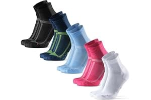 DANISH ENDURANCE Calcetines de Running Unisex, Antideslizantes, Calcetines Antiampollas para Hombre y Mujer, 3 Pack