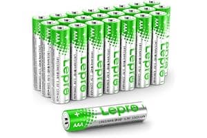 Lepro AAA Alkaline Batteries 24 Pack, 1200mAh Triple A Battery with Anti-Leakage Technology, High Capacity, Long Lasting Power, 1.5 Volt LR03 MN2400 AAA Battery Pack for Clocks Remotes Mouse Torch