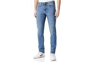Amazon Essentials Hombre Vaqueros Elásticos de Corte Deportivo - Colores interrumpidos