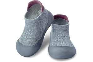 Dookeh Baby Shoes Boys Girls First Walking Shoes Non Slip Soft Sole Sneakers Toddler Infant Babygirl Sock Shoes