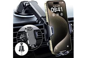 VANMASS 2026 BEST Car Phone Holder [Strongest & Stablest & Durablest]Military-Grade Suction Mobile Mount for Dashboard Windscreen Vent,Van Stand Cradle for iPhone 17 Pro Max 16 15 14 13 12 Samsung S26