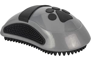 FURminator CurryComb - Peine para perros y gatos (El cepillo para el cuidado del pelaje masajea suavemente la piel - para un pelaje limpio y brillante)