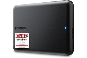 Toshiba Canvio Partner 1TB Portable 2.5’’ External Hard Drive, USB 3.2, Mac & Windows compatible. (HDTB510EK3AB)