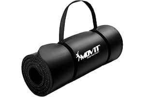 MOVIT Colchoneta de gimnasia, respetuosa con la piel y sin ftalatos, para casa o para llevar, en 3 tamaños y 12 colores