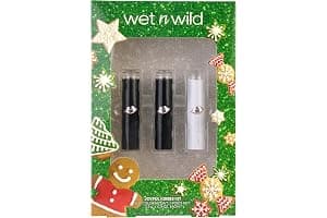 Wet n Wild Joyful Kisses Kit, Caja de Regalo de Maquillaje con 2 Labiales Mate y 1 Labial Cremoso Brillante de Larga Duración