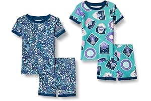 Amazon Essentials Unisex Baby Snug-Fit Cotton Pyjama Sleepwear Sets