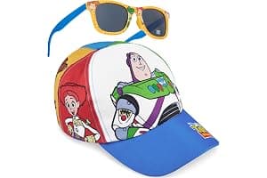 Disney Toy Story | Sonic The Hedgehog Set Gorra y Gafas de Sol Niño, Gorra Infantil con Gafas, Protección UV400, Regalo Niño Verano