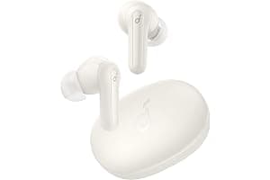 Soundcore by Anker Life P2 Mini True Wireless Earbuds, 10mm Drivers with Big Bass, Custom EQ, Bluetooth 5.2, 32H Playtime, USB-C for Fast Charging, Tiny Size for Commute, Work (Oat White)