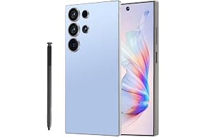 Liibao I26 Ultra Unlocked Cell Phone,12+512GB 5G Unlocked Phone, 6.99" HD Screen Smartphone Built in Pen Android 14 Battery 7000mAh, Dual SIM/Face ID/Fingerprint Lock/GPS (Sky Blue)
