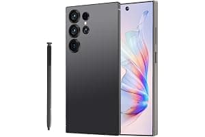 Liibao I26 Ultra Unlocked Cell Phone,12+512GB 5G Unlocked Phone, 6.99" HD Screen Smartphone Built in Pen Android 14 Battery 7000mAh, Dual SIM/Face ID/Fingerprint Lock/GPS (Black)