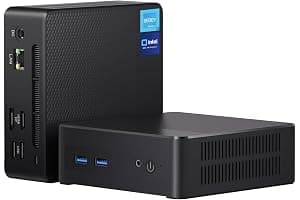 Zrasu Mini PC Desktop, Pentium Gold 6500Y (Up to 3.4GHz), 32GB DDR3 512GB M.2 SSD, Micro Computer Support 4K Dual Display, Dual WiFi, BT 5.0, Small Form Factor Business Office Home PC