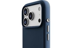 TineeOwl Case for iPhone 17 Pro Max – MagSafe Compatible, Aluminum Buttons, Camera Control & Rounded Action Button, Slim Textured TPU, Minimalist – DuneX Series Navy Blue