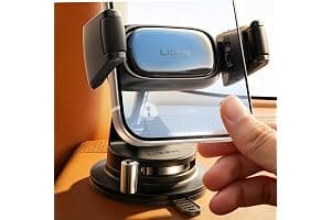 LISEN Suction Phone Mount for Car, [95% Cases Friendly] Car Phone Holder Mount Vacuum Dashboard Phone Holder, Car Cell Phone Holder for iPhone 17 16 15 Pro Max Air Galaxy S26 S25 Cases, Gifts for Mom