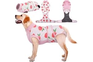 Kuoser Dog Recovery Suit Female, Dog Onesie for Surgery, Female Spay and Male Neuter Onesie for Post-Op Care, Prevent Licking Puppy Onesies