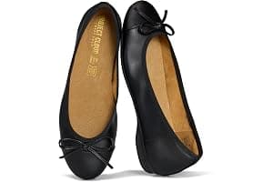 Project Cloud Ballet Flats for Women Shoes - Eco-Crafted with Memory Foam Insole Lightweight Mary Jane Flats - Non-Slip and Comfortable Womens Shoes (Ashley)