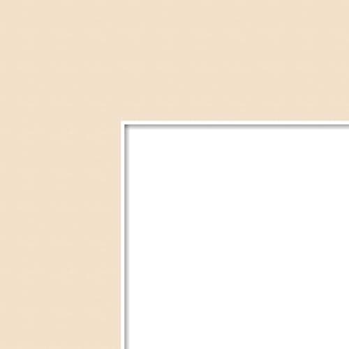 13x13 Beige / French Creme Custom Mat for Picture Frame with 9x9 opening size (Mat Only, Frame NOT Included)