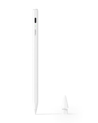 Metapen Pencil Air8 for Apple iPad 2018-2026, 10 Min Faster Charge, Palm Rejection Stylus Pen for iPad a16/11/10/9/8/7/6th Gen, Pro 12.9/11/13-inch M4, Air 3/4/5/M2/M3/M4, Mini 5/6th