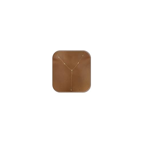 Fwlisesa Gold Necklace for Women, Dainty Long Necklace 14k Gold Plated Lariat Long Necklaces for Women Trendy Simple Statement Drop Necklace Fashion Body Chain Prom Jewelry Gold Accessories