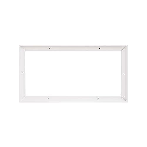 Pixy Canvas Floater Frame 16x20 for 3/4 (0.75) inch Deep Canvas Paintings/Canvas Prints/Wood Canvas Panels/Wall Art/Wall Decor/Home Decor/Artwork (White, 16 x 20 inch, Landscape)