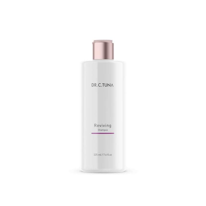 DR.C.TUNA Champú Reviving Revitalizante con Ajo, Capixyl y Trichogen, 225 ml, Hidratación y Brillo para Cabello Normal a Graso